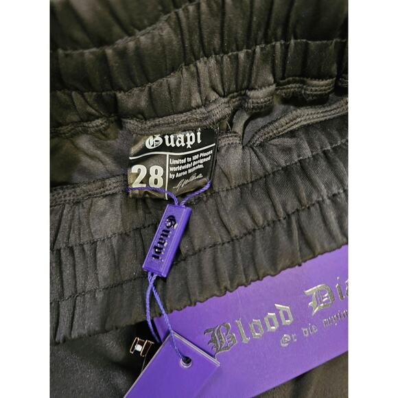 Guapi Limited Edition Moto Pants Size 28 Black Men New - Picture 6 of 6